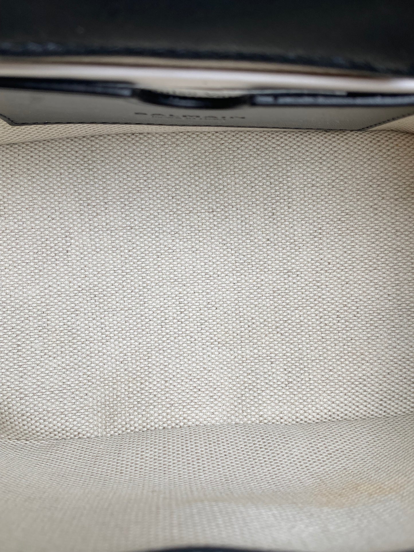 Balmain Black Pulse Vanity Bag GHW