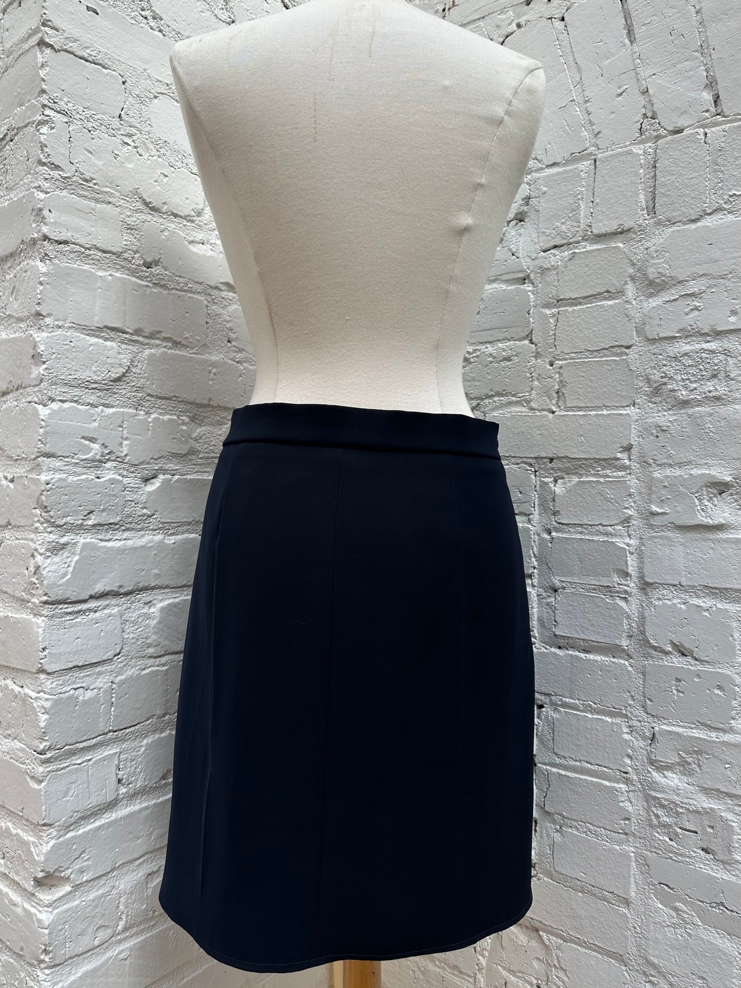 Louis Vuitton Navy Pencil Skirt, 38