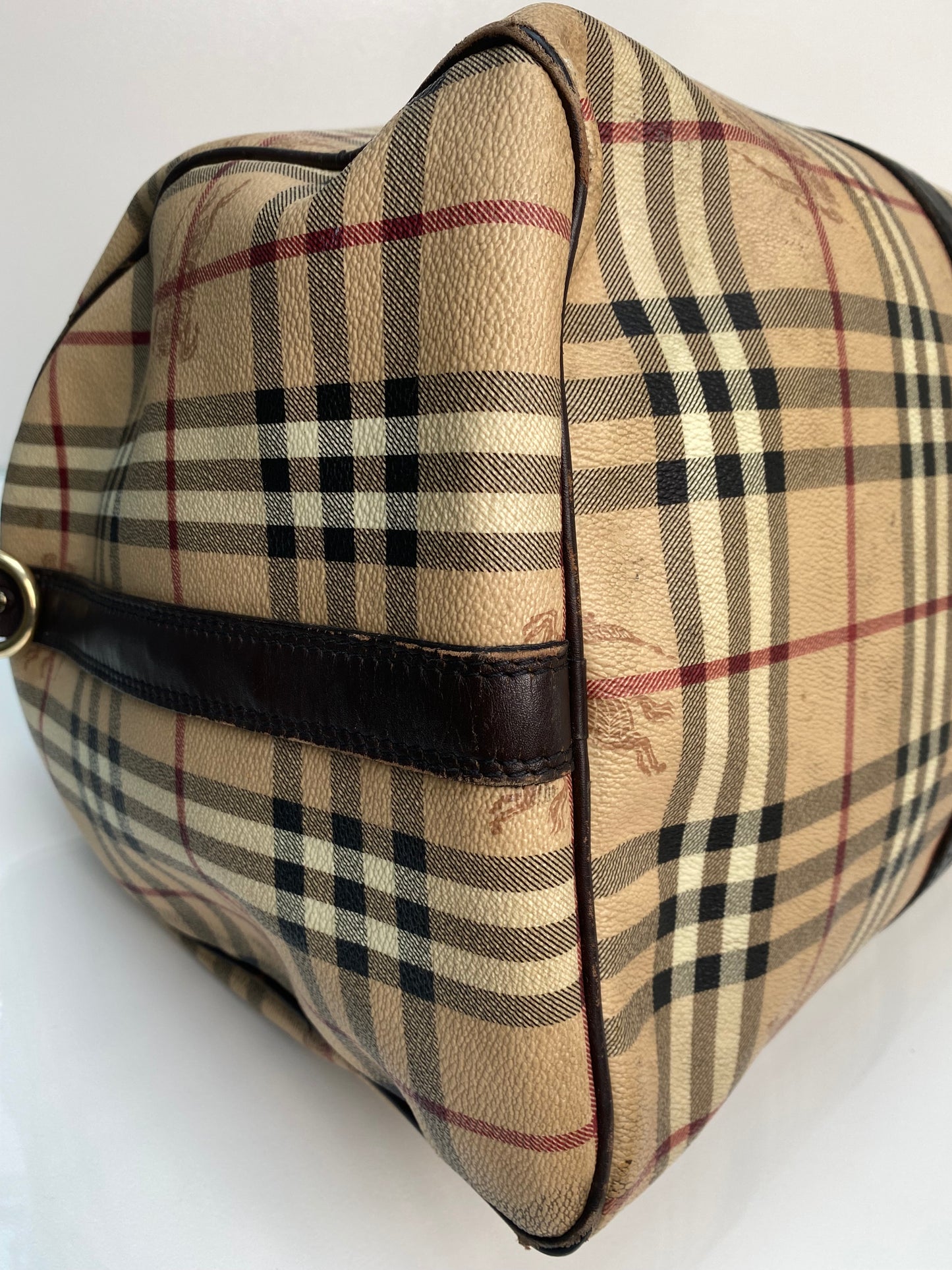 Burberry Vintage Tartan Duffle Bag (As Is)