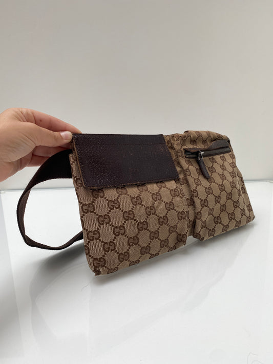 Gucci Monogram Belt Bag (As Is)