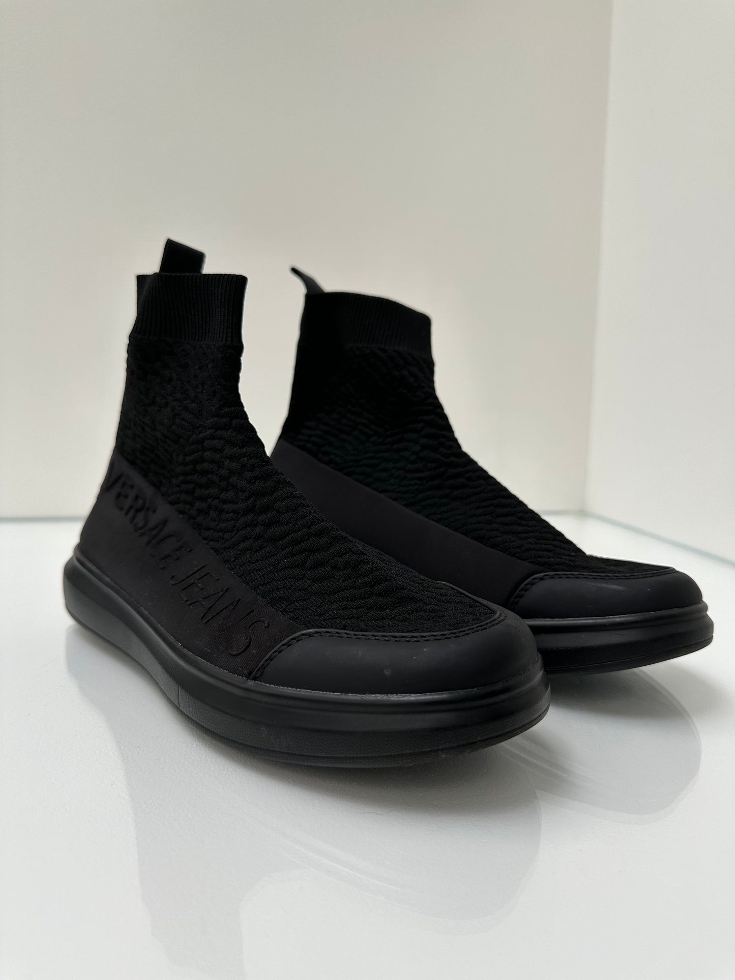 Versace Jeans Black Sock Sneaker M7/W9