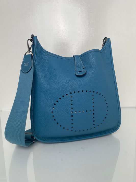 Hermes Evelyne PM Bleu Jean PHW