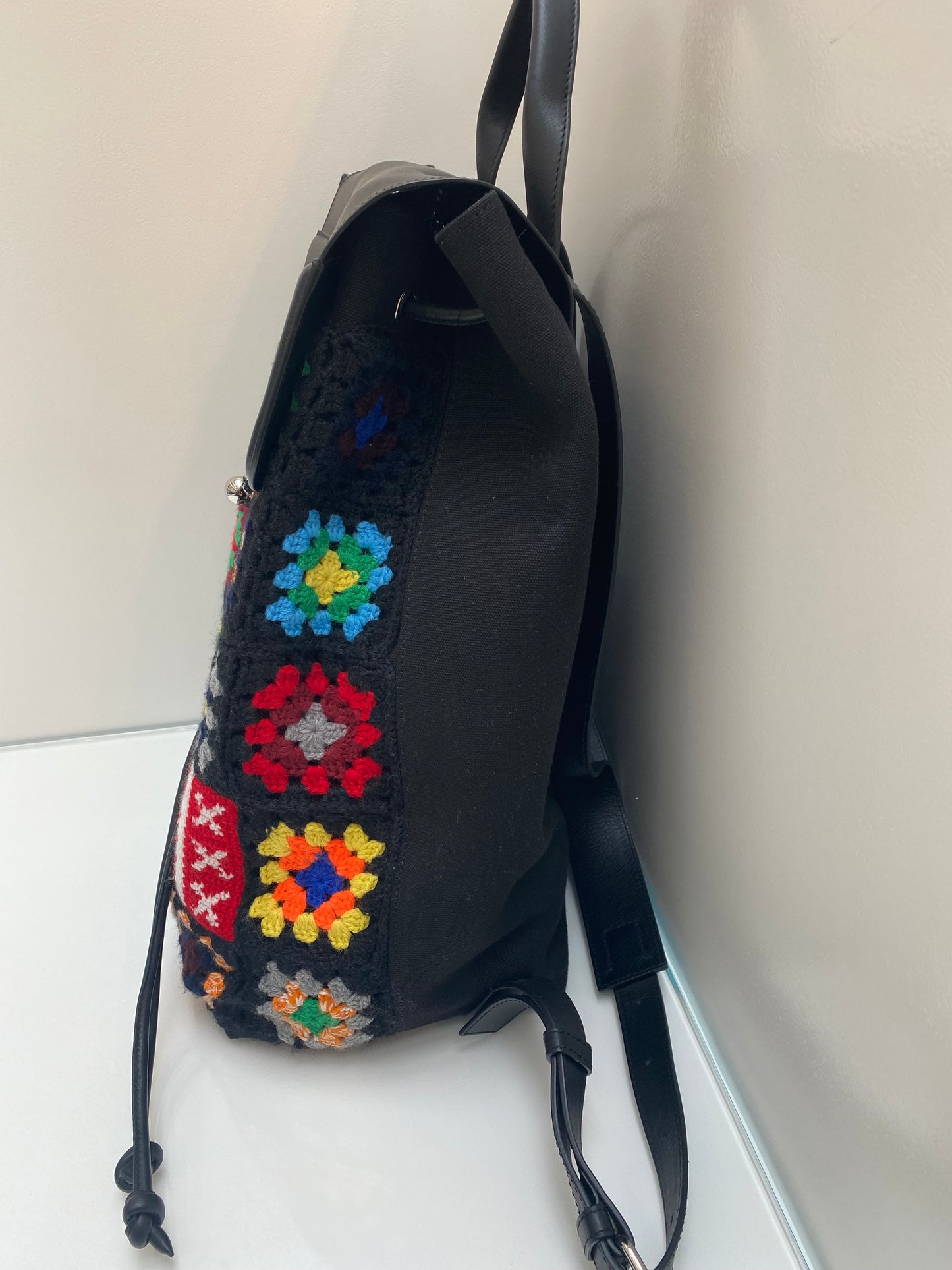 JW Anderson Multicolor Crochet Backpack