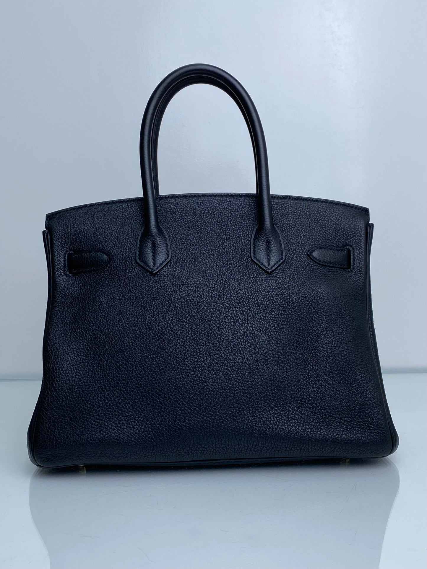 Hermes Birkin 30 Black Togo GHW #R