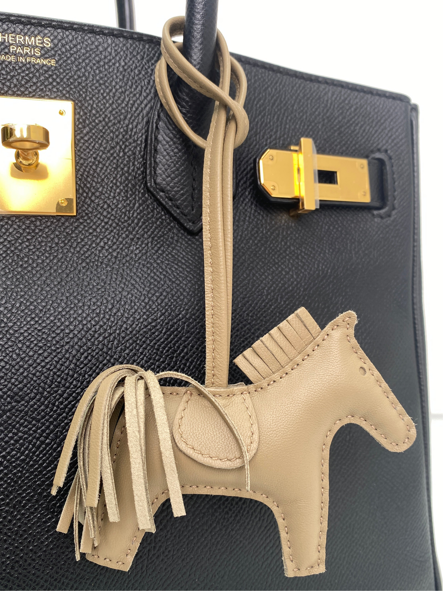 Hermes Rodeo Charm PM Etoupe