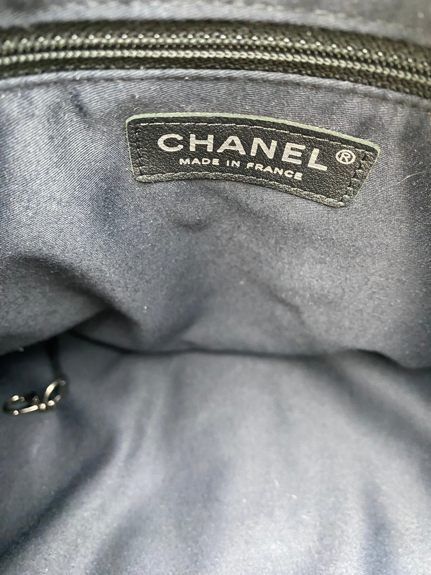 Chanel Black, Blue, & Red Tweed Girl Tote Bag RHW