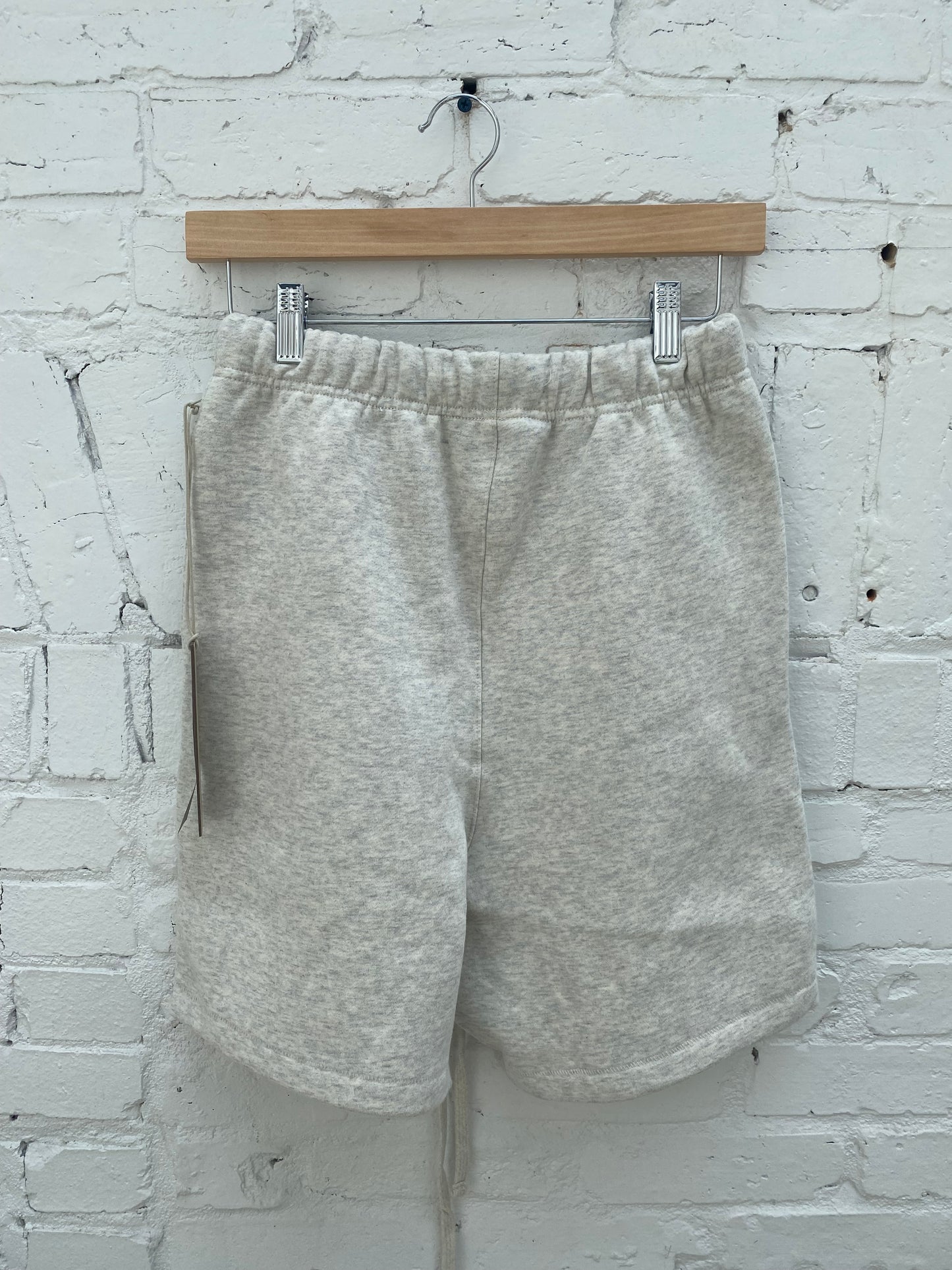 Essentials Light Oatmeal Shorts, XS