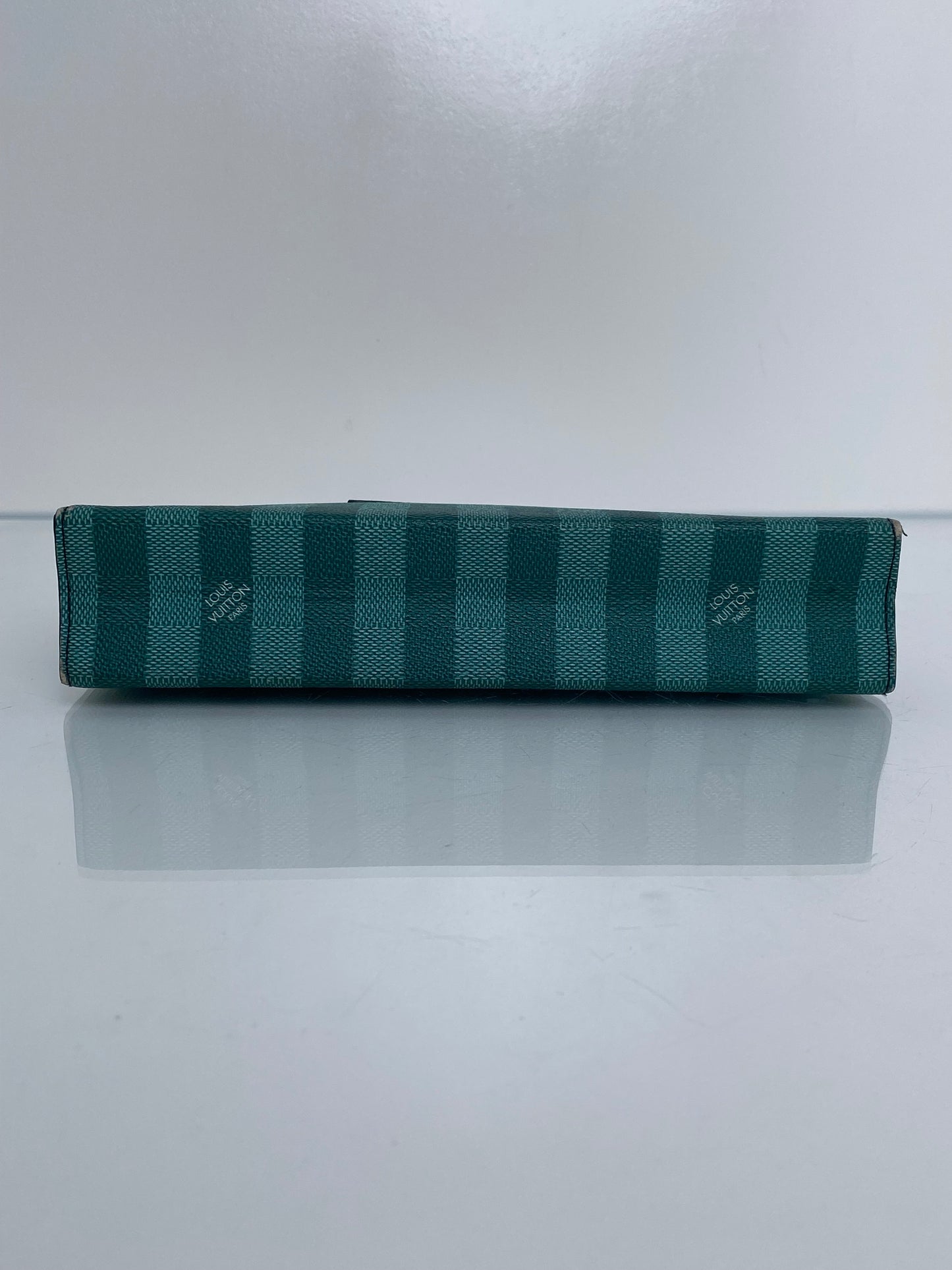 Louis Vuitton Blue, Yellow, & Black Gradient Voyage Pouch