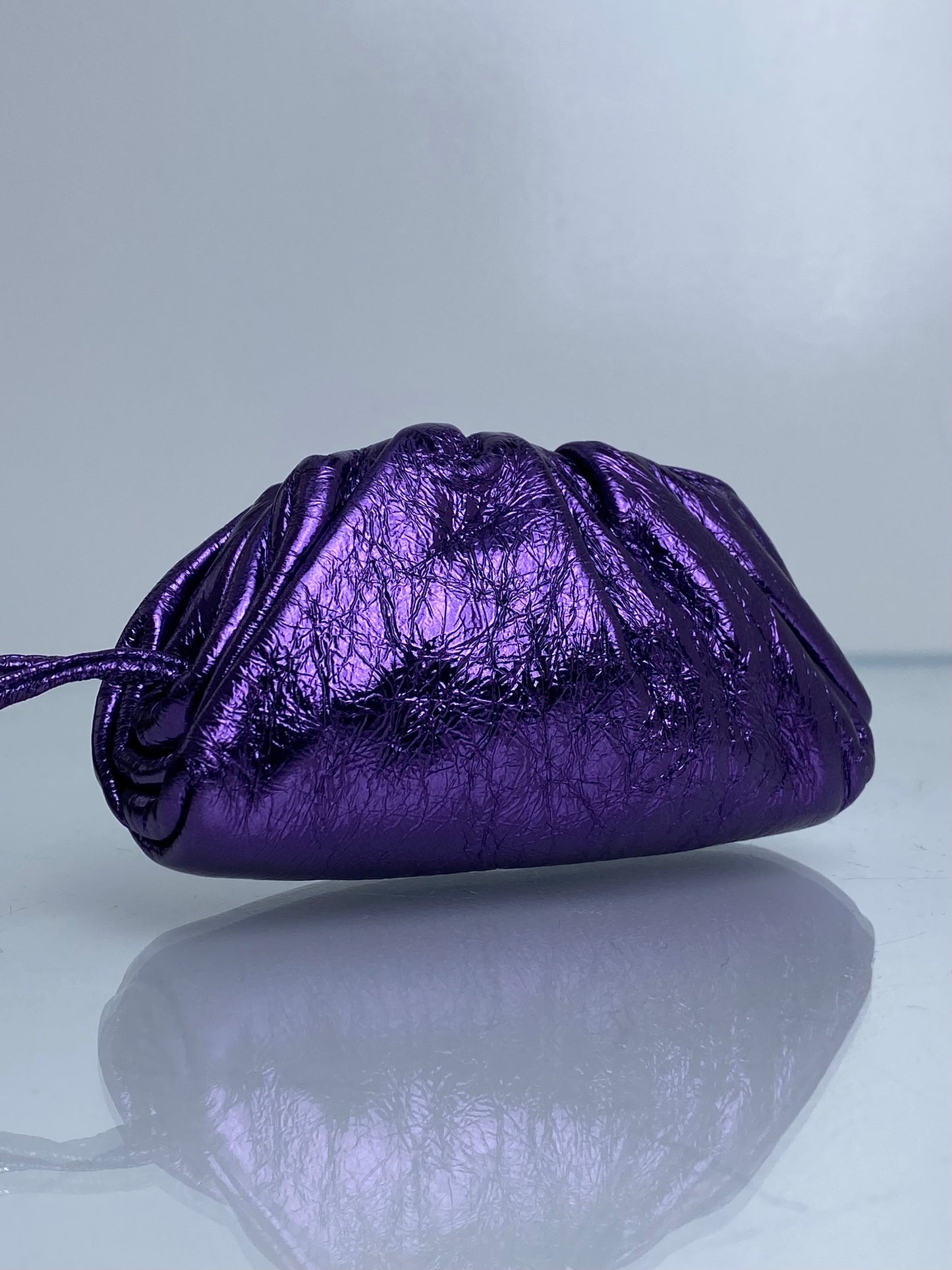 Bottega Veneta Mini Coin Pouch Purple