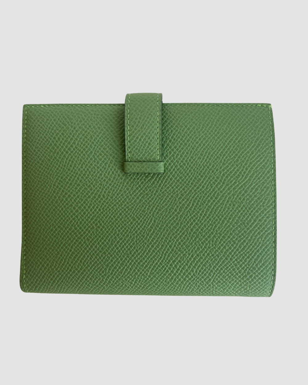 Hermes Green Rare Bearn Compact Wallet