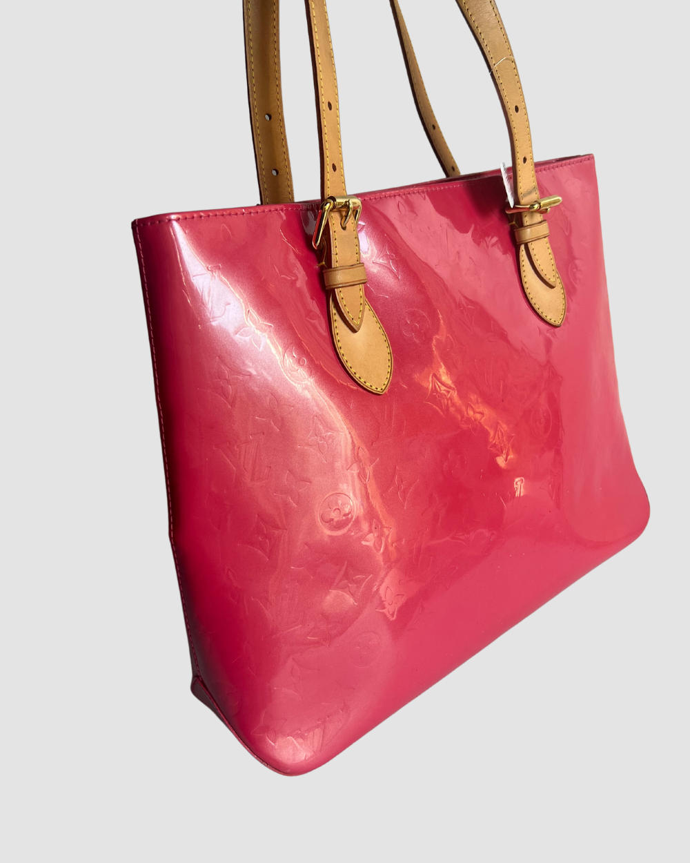 Louis Vuitton Hot Pink Vernis Shoulder Tote