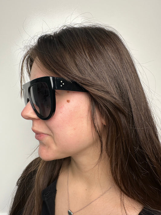 Celine Black Oversized Sunglasses