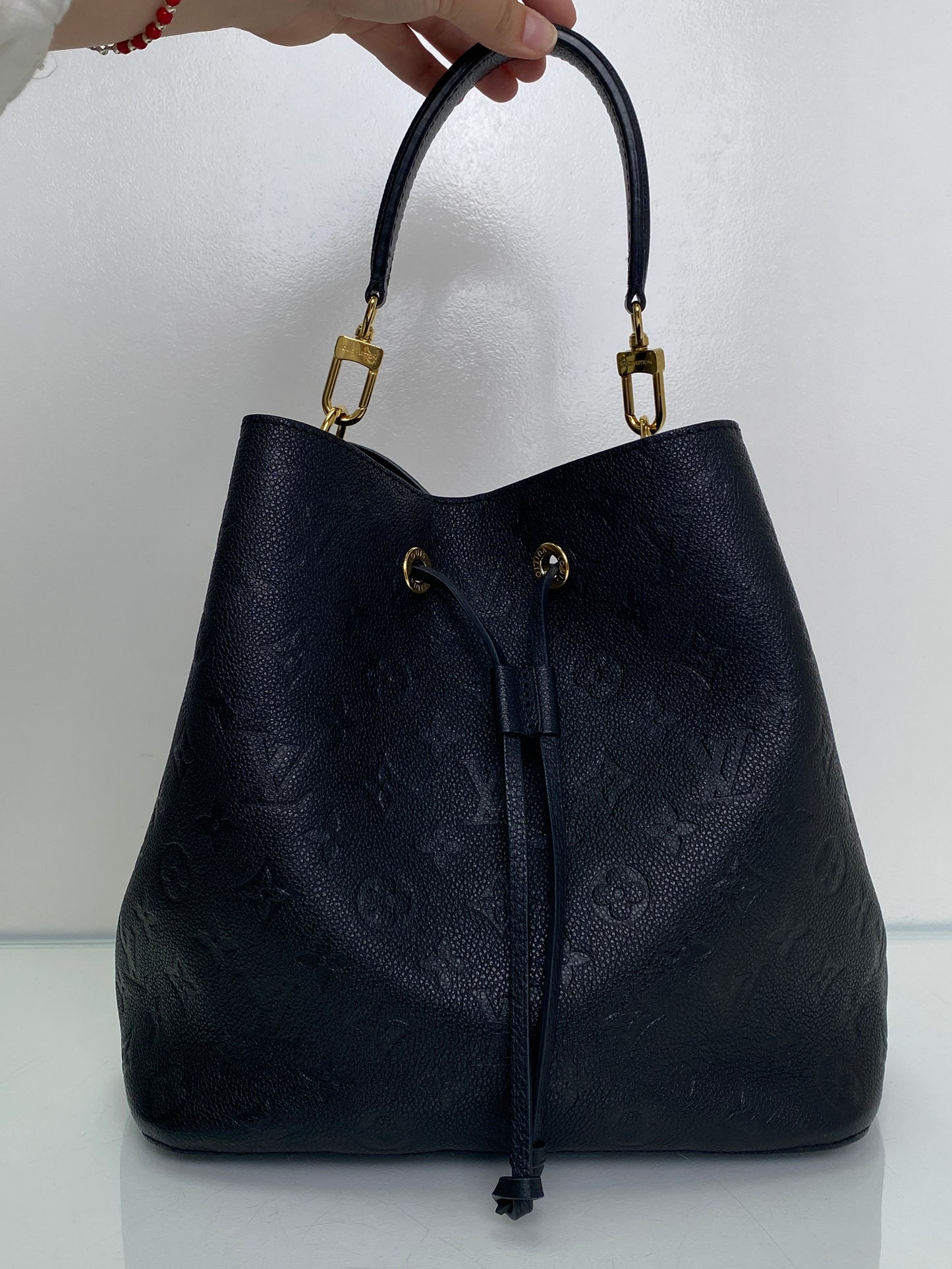 Louis Vuitton Black Monogram Empriente Neonoe MM Bag GHW