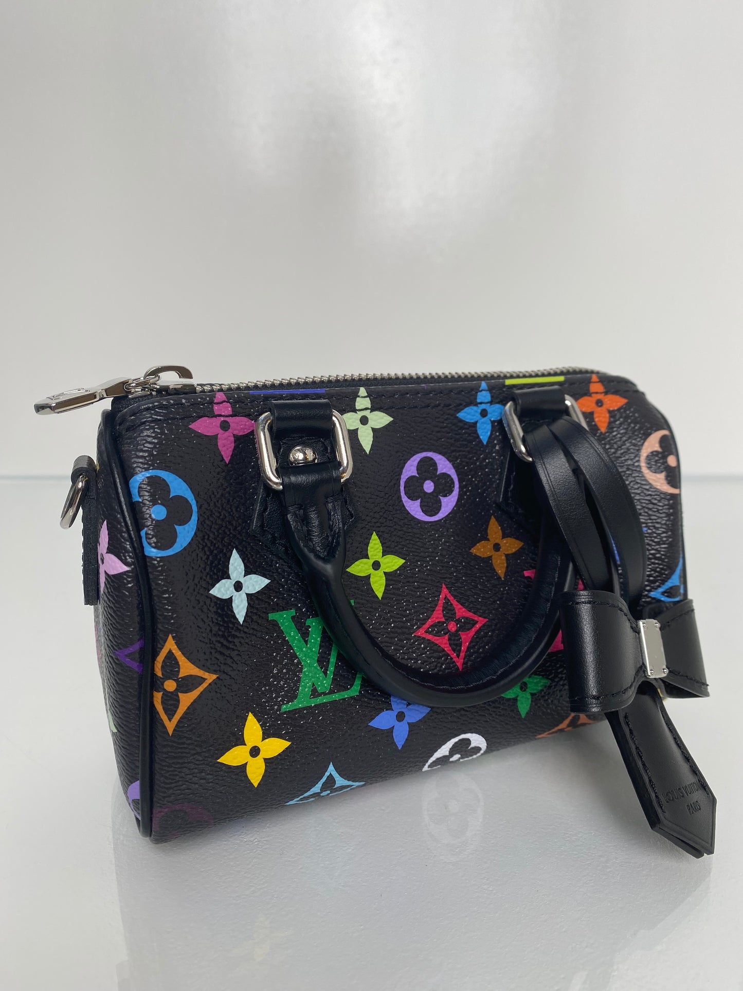 Louis Vuitton x Murakami Nano Speedy Black Monogram