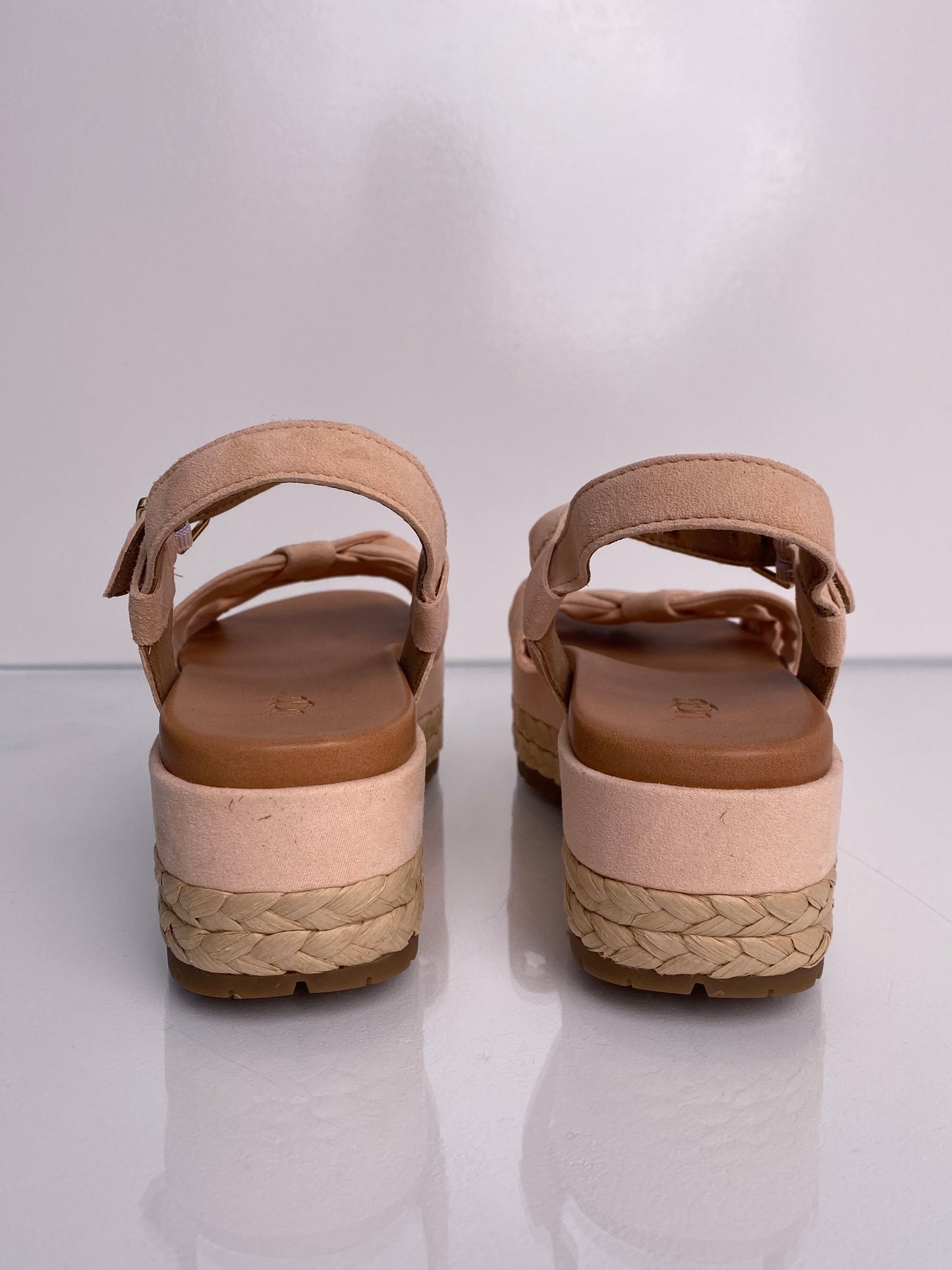 Ugg Pink Platform Sandals, 8.5