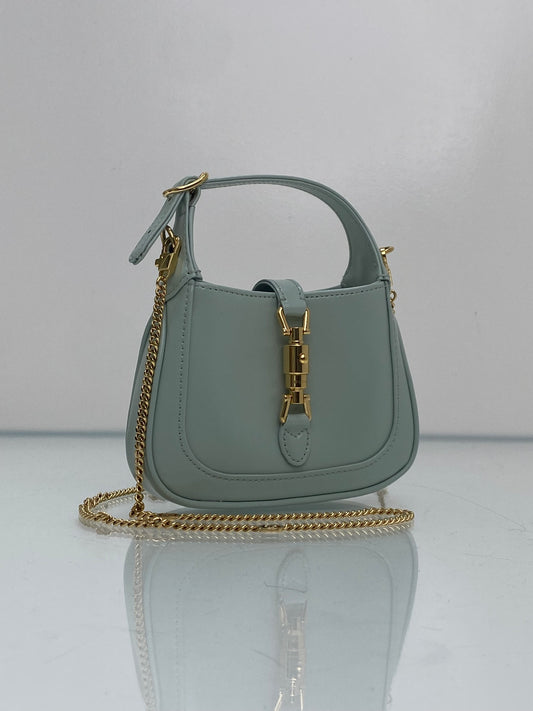 Gucci Mint 1961 Mini Jackie Crossbody Bag GHW