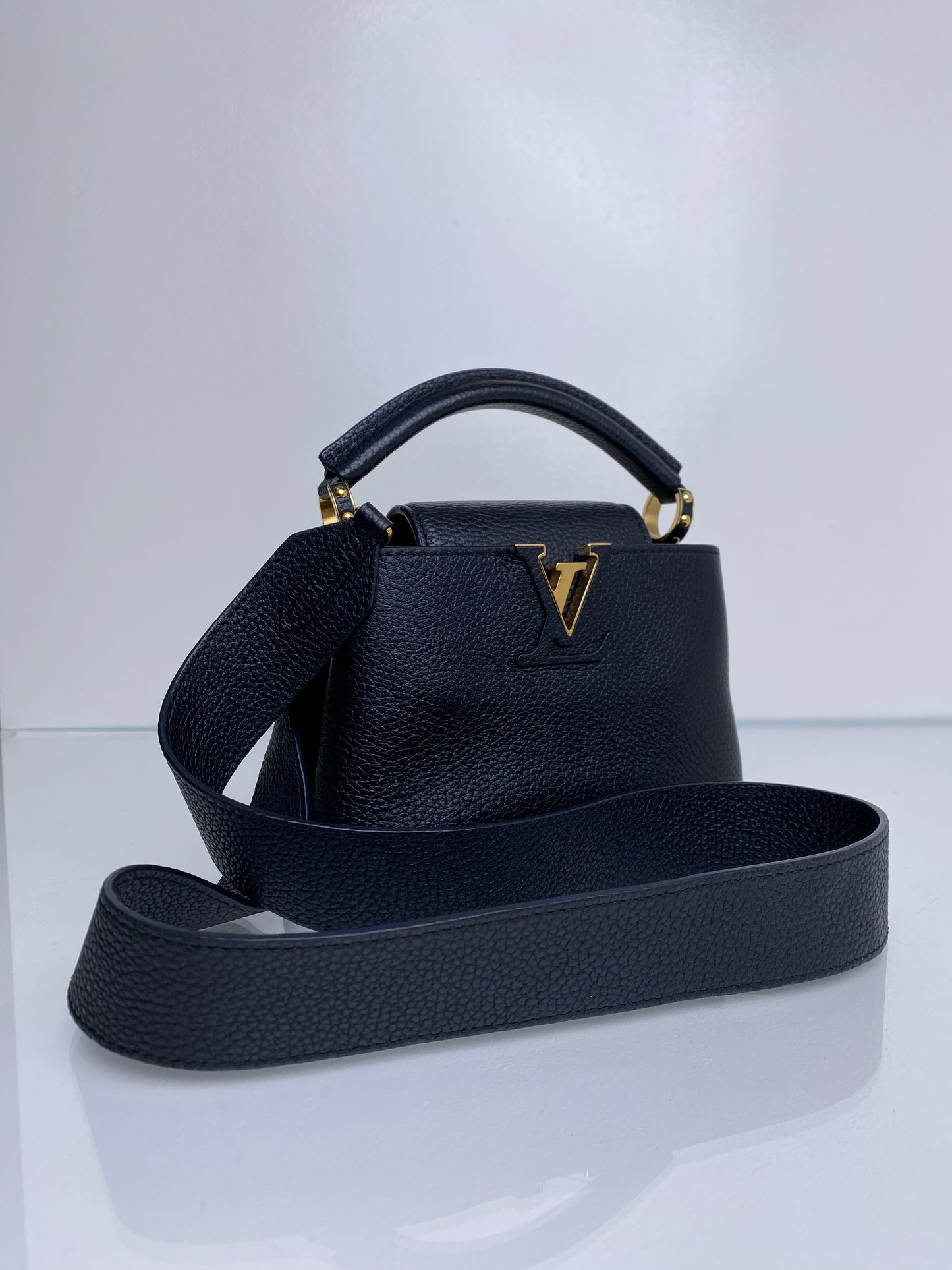 Louis Vuitton Black Mini Capucine