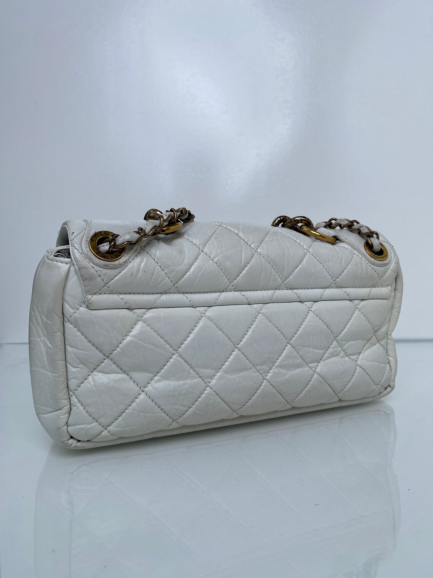 Chanel White Flap Bag