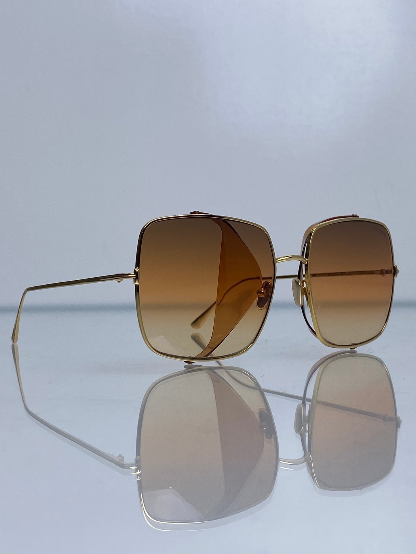 Tom Ford Gold Oversized Sunglasses