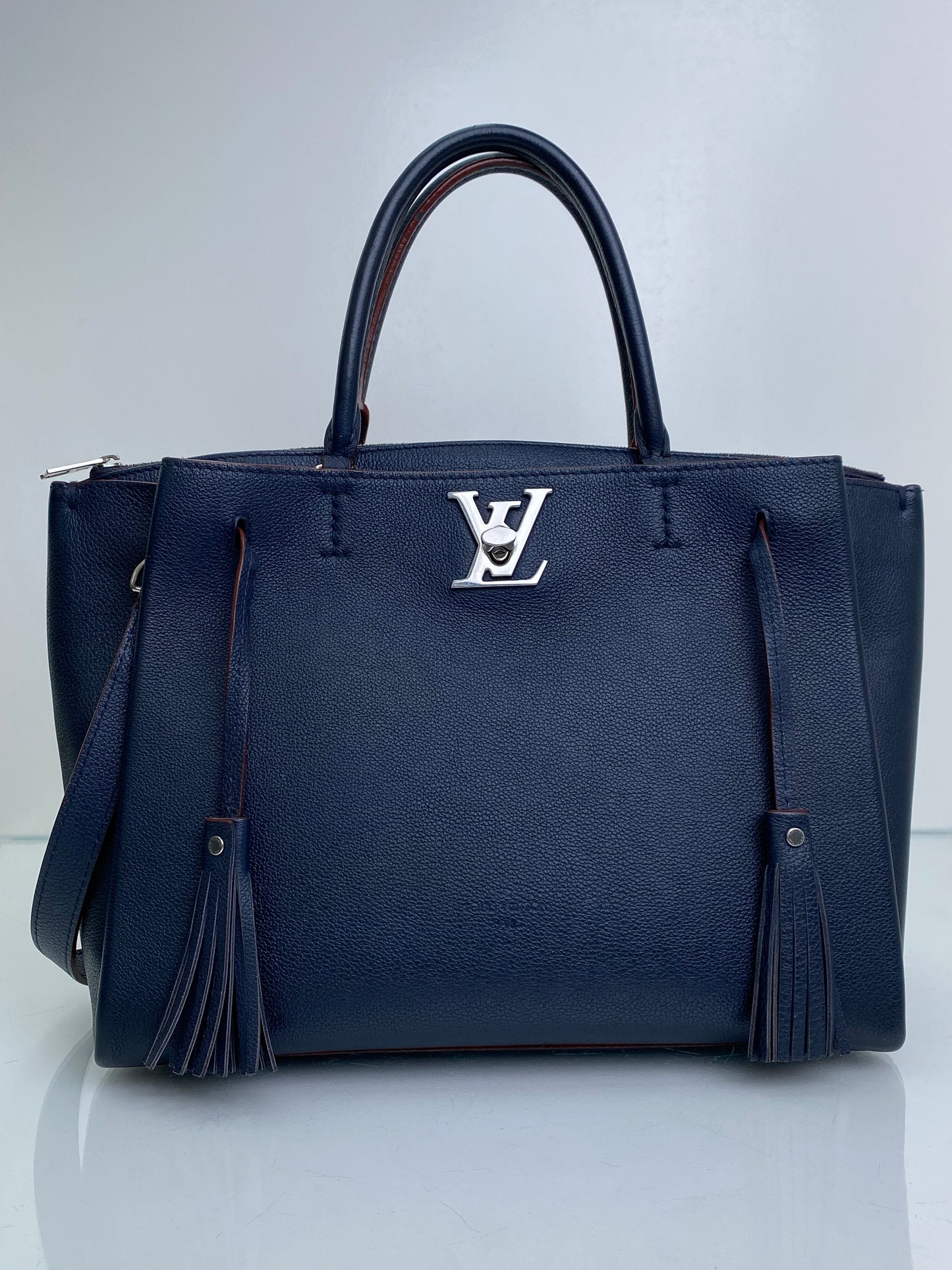 Louis Vuitton Navy & Red Marine Rouge Tassel Tote Bag SHW
