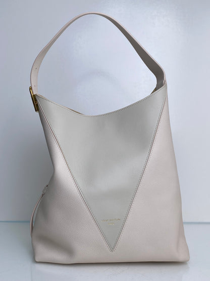 Louis Vuitton V Quartz Gris Low Key Hobo MM Bag GHW