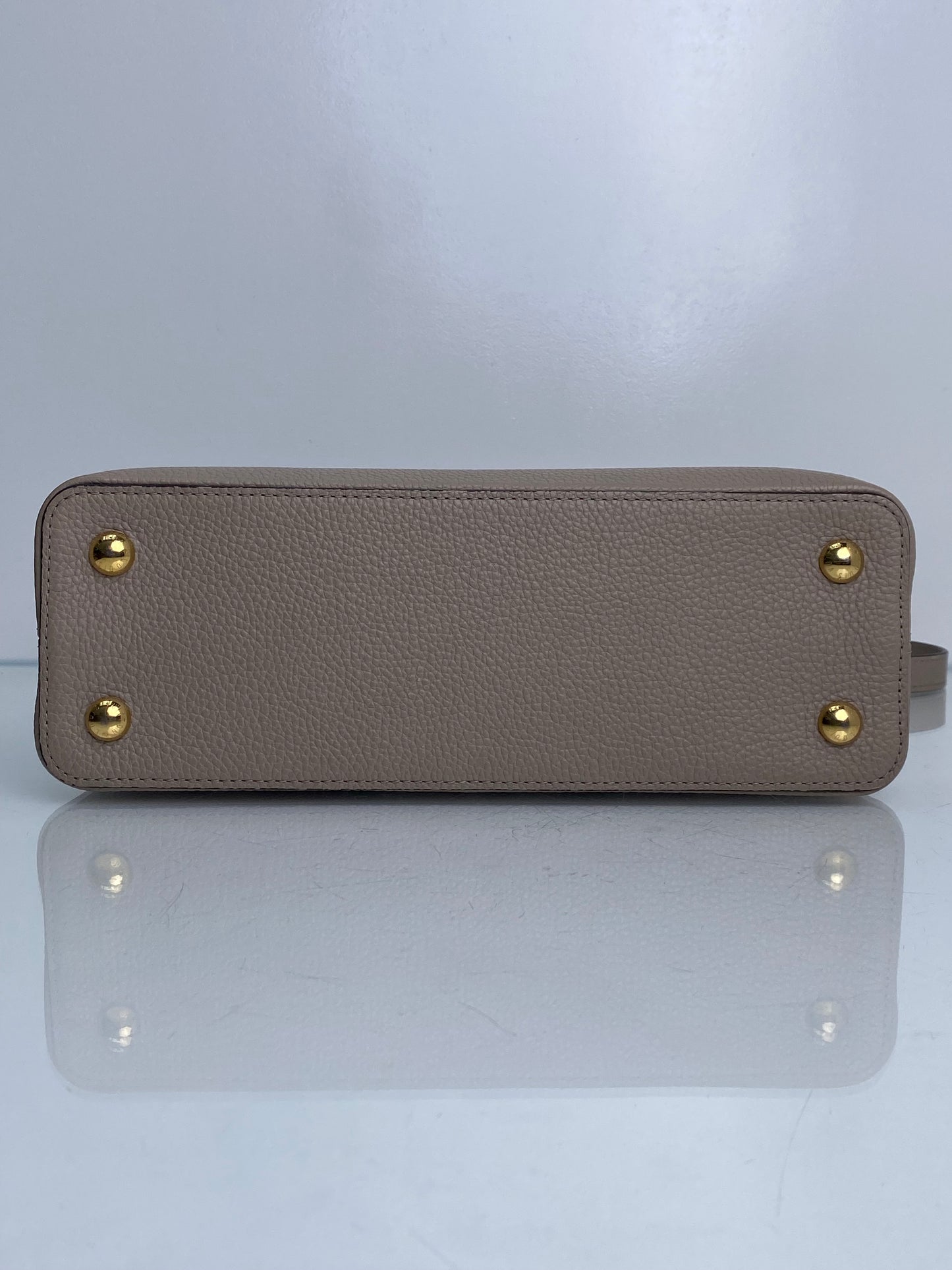 Louis Vuitton Galet Capucines Bag MM w/ Strap GHW