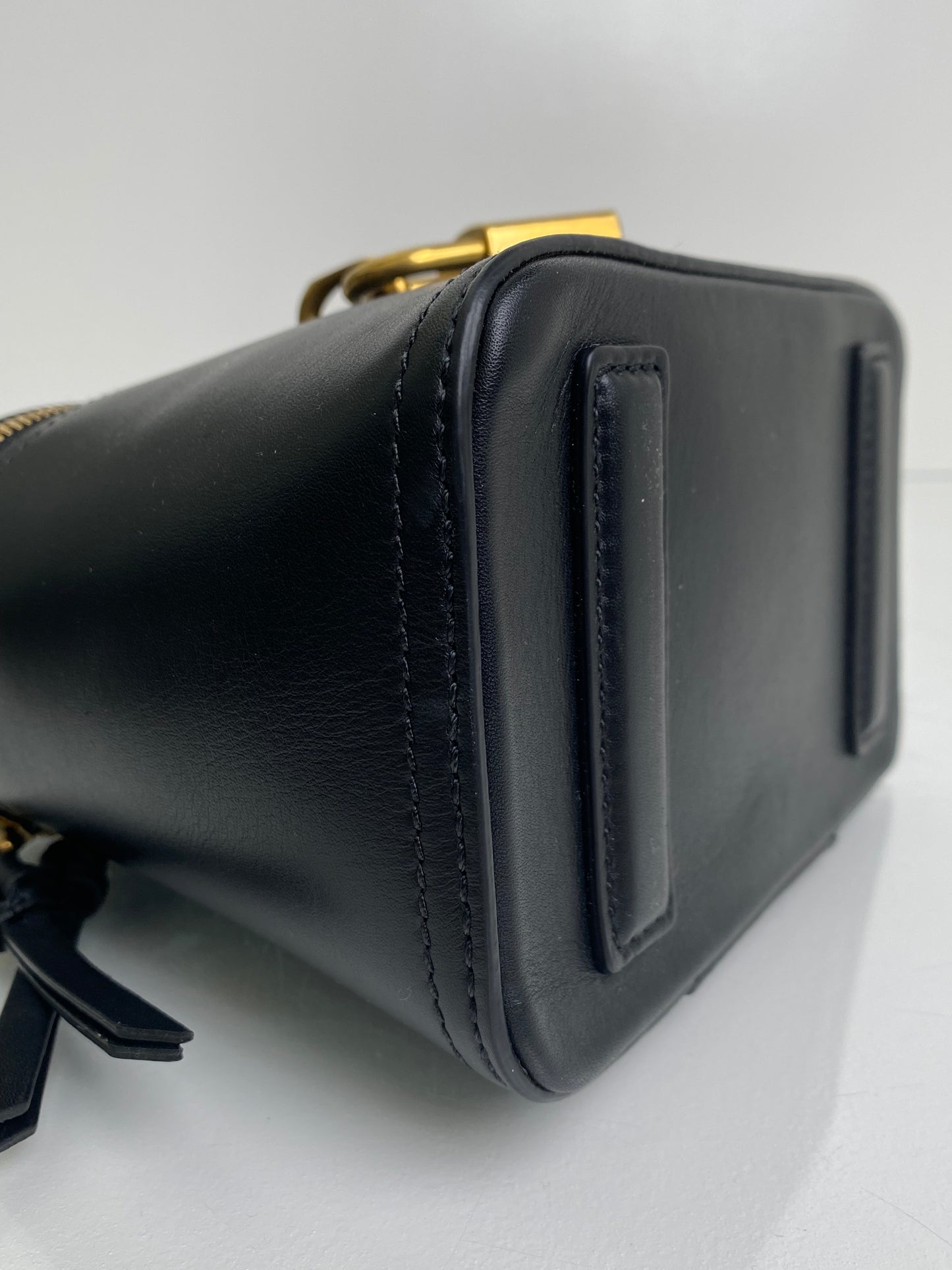 Balmain Black Pulse Vanity Bag GHW