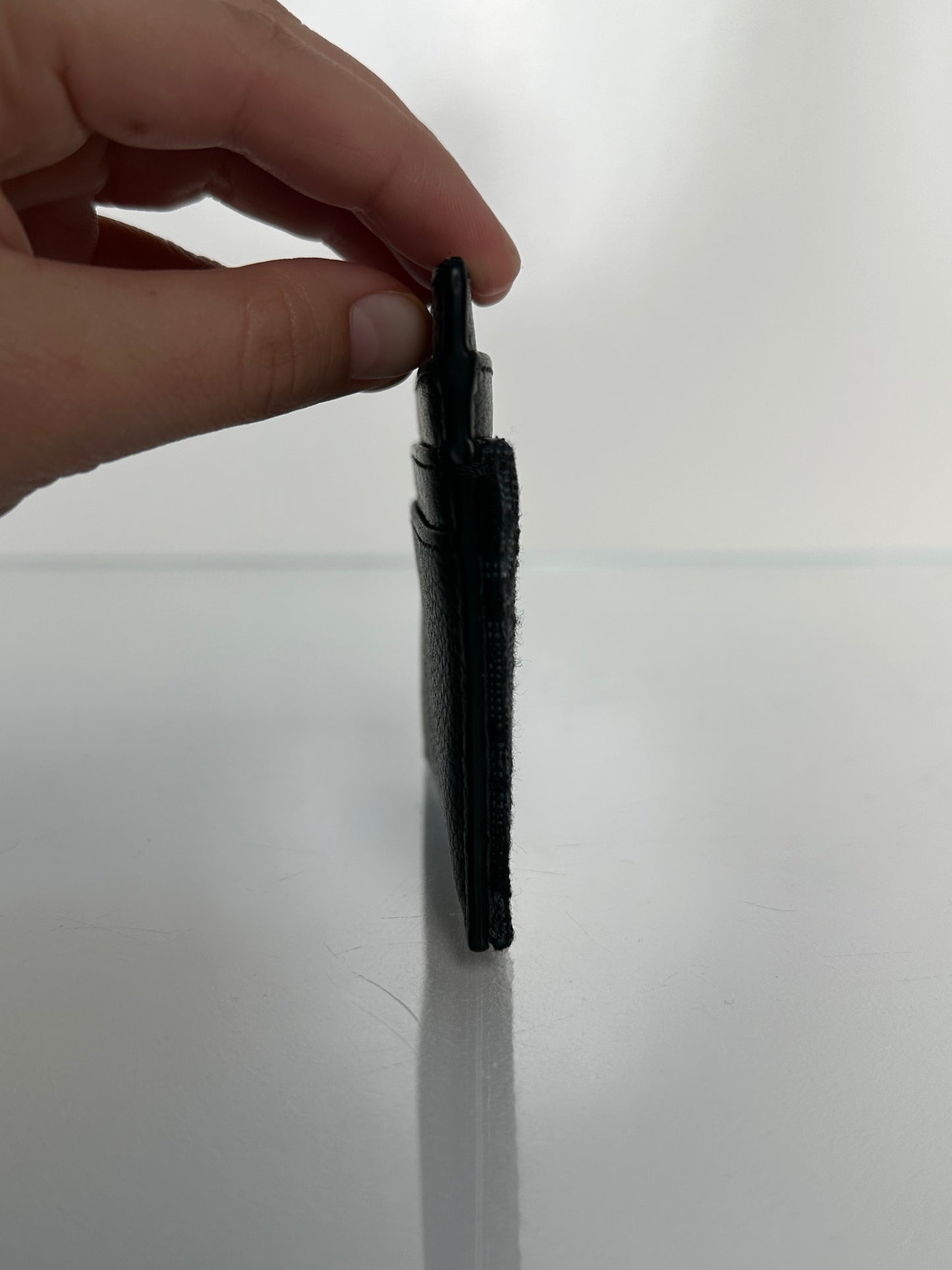 Dior Black Oblique & Leather Saddle Card Holder