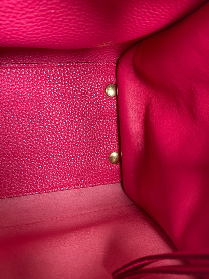 Salvatore Ferragamo Pink Small Crossbody Tote GHW