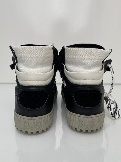 Off White Black & White High Tops, 38