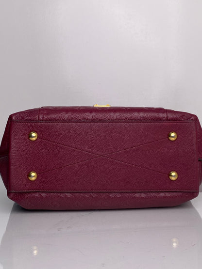 Louis Vuitton Magenta Empreinte Hobo Metis Bag GHW