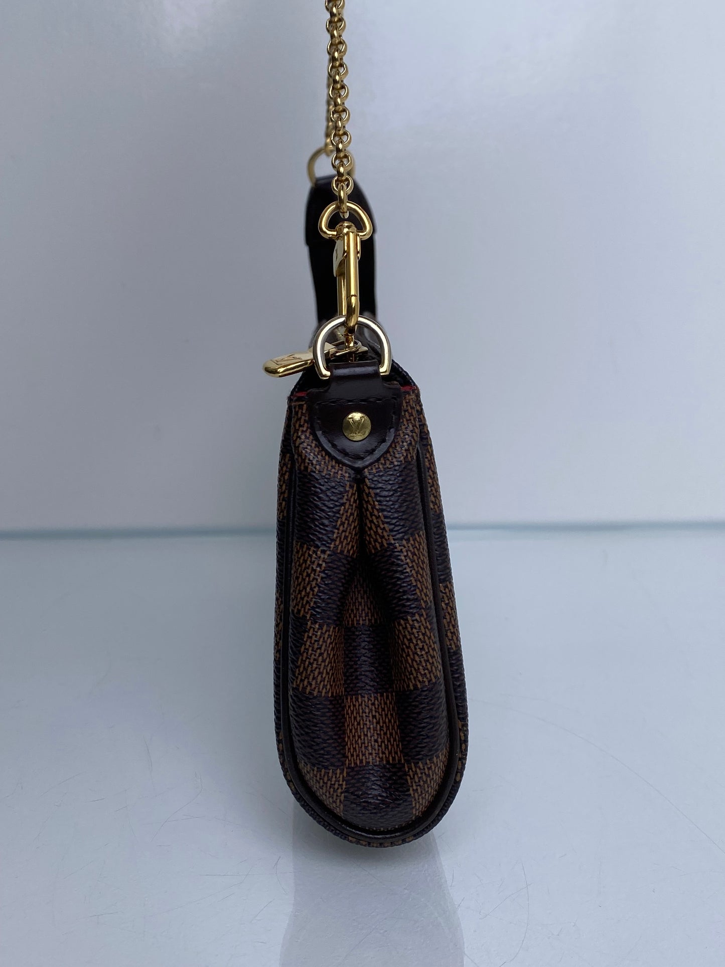 Louis Vuitton Damier Ebene Canvas Eva Bag GHW