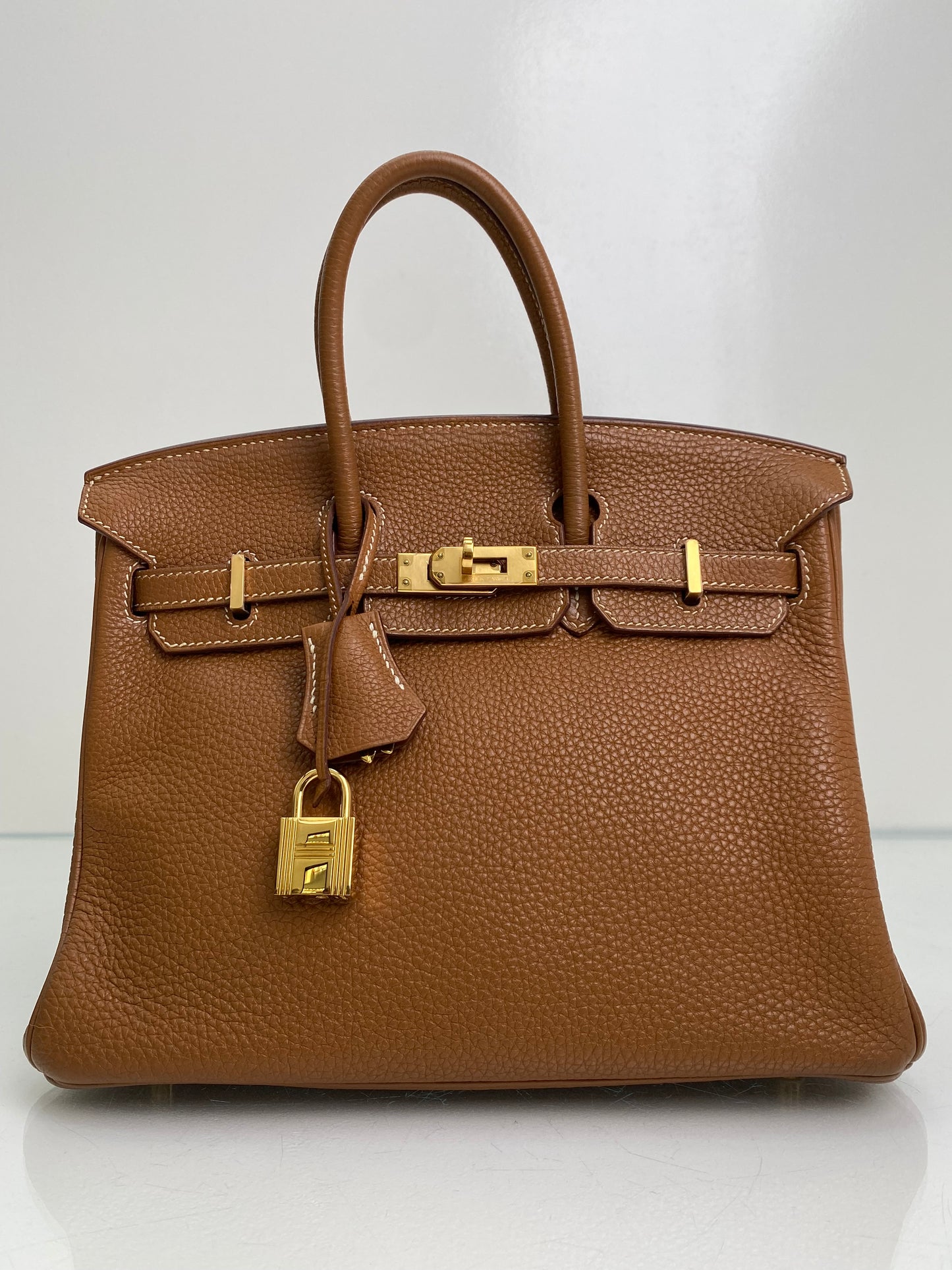 Hermes Birkin 25 Gold Togo GHW #P
