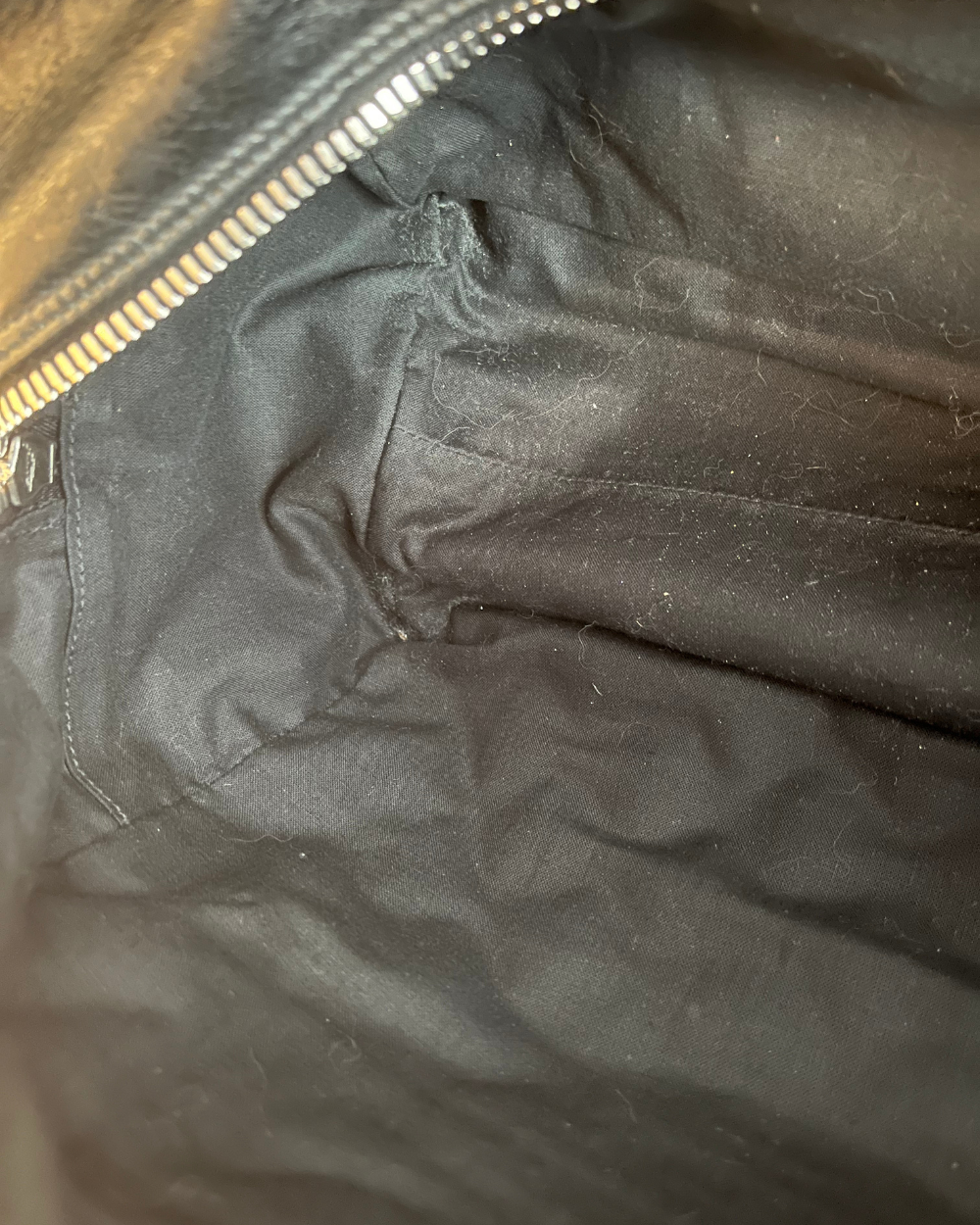 Balenciaga Black Leather Bowling Bag