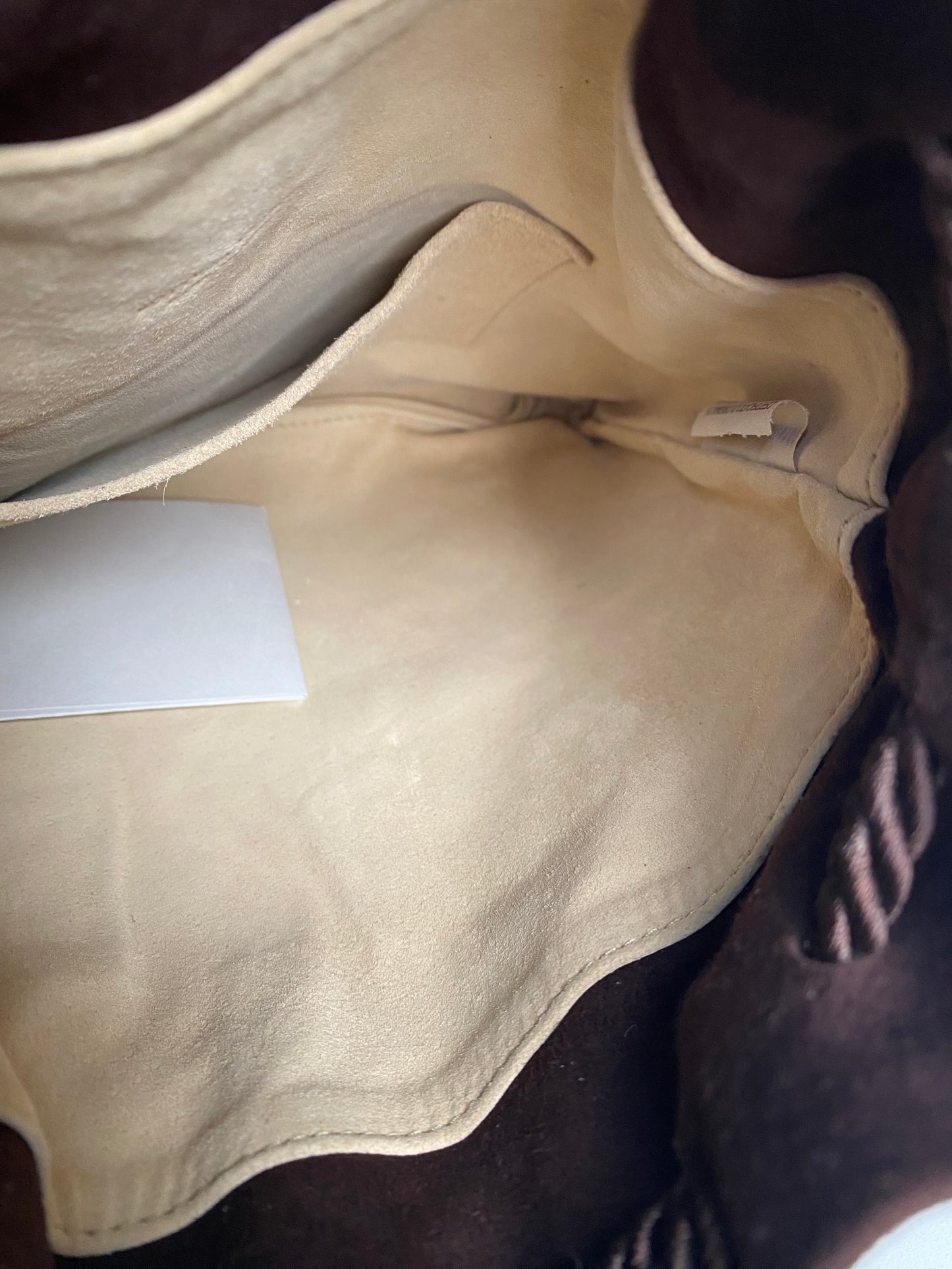 Bottega Veneta Brown Suede Fringe Bag