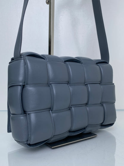 Bottega Veneta Thunder Grey Padded Cassette Bag GHW
