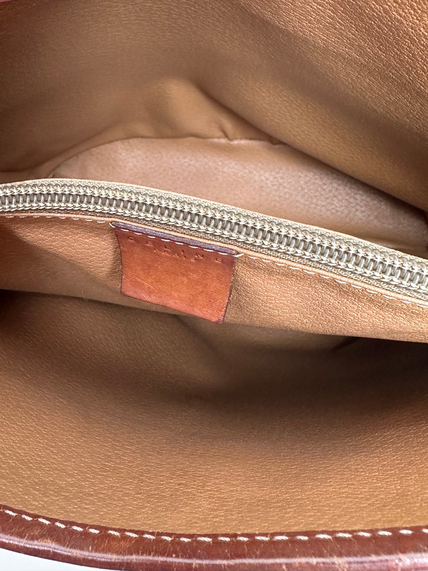 Celine Vintage Macadam Small Tote Bag GHW