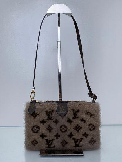 Louis Vuitton Brown Monogram Mink Neo Pochette Milla Bag GHW