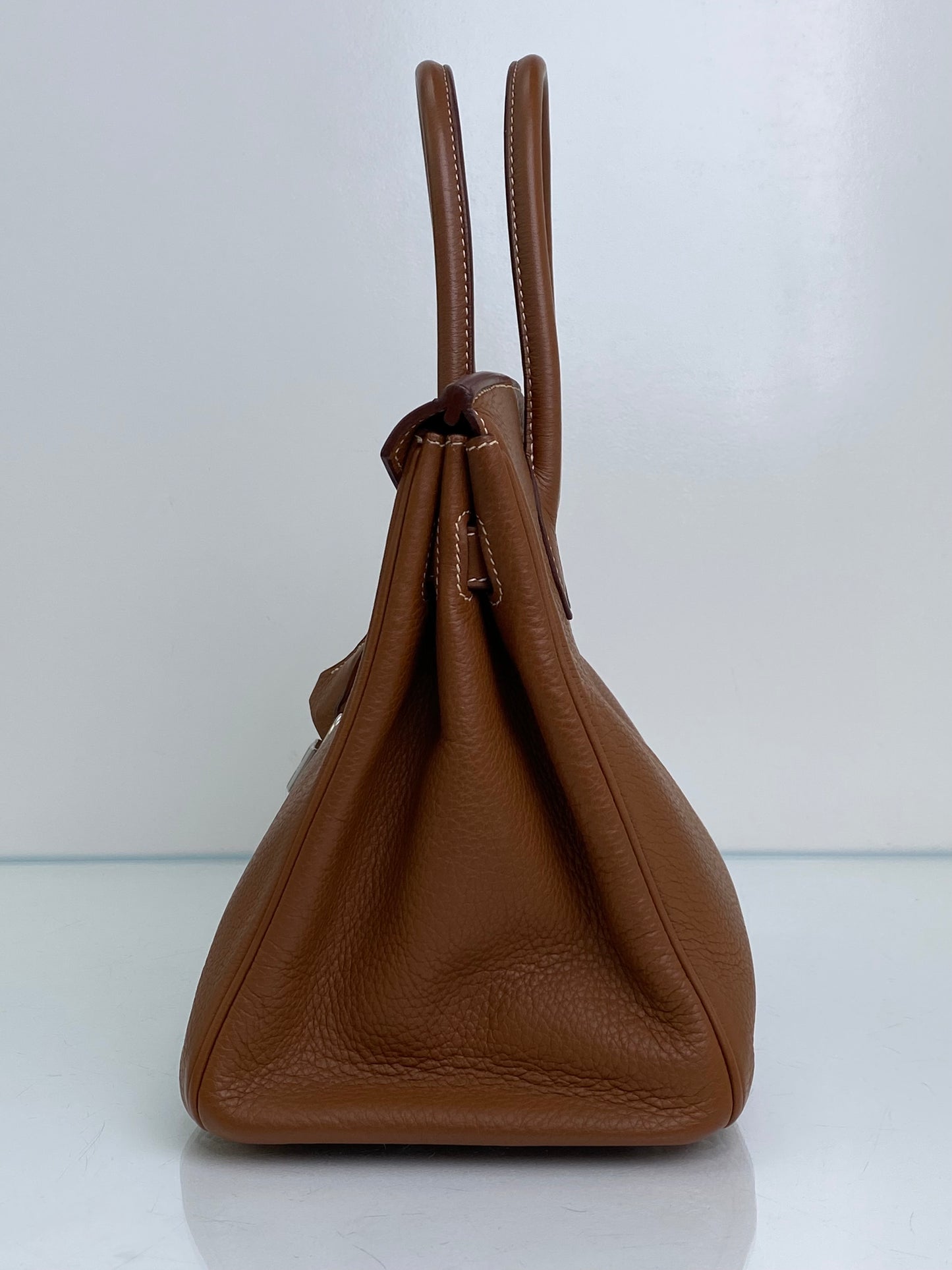 Hermes Birkin 30 Gold Clemence PHW #L