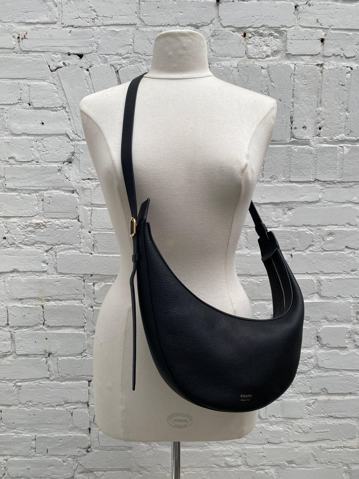 Khaite Black Augustina Crossbody Bag GHW