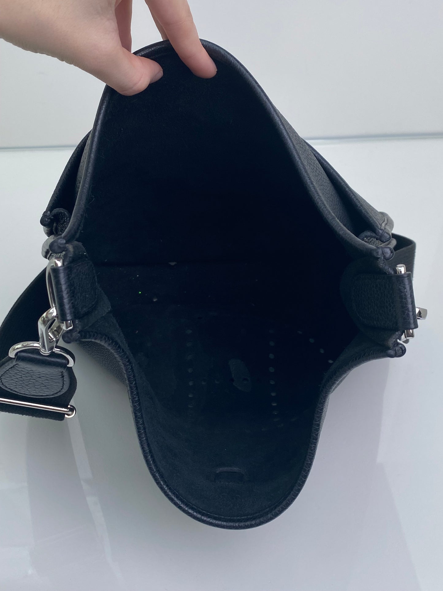 Hermes Evelyne Black Clemence SHW