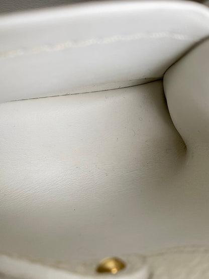 Louis Vuitton White / Snakeskin Capucine Bag GHW