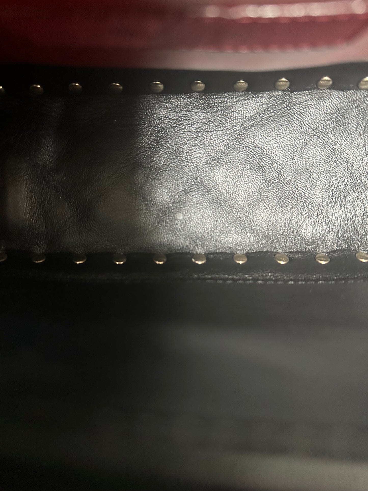 Valentino Black Rockstud Top Handle Crossbody Bag GHW