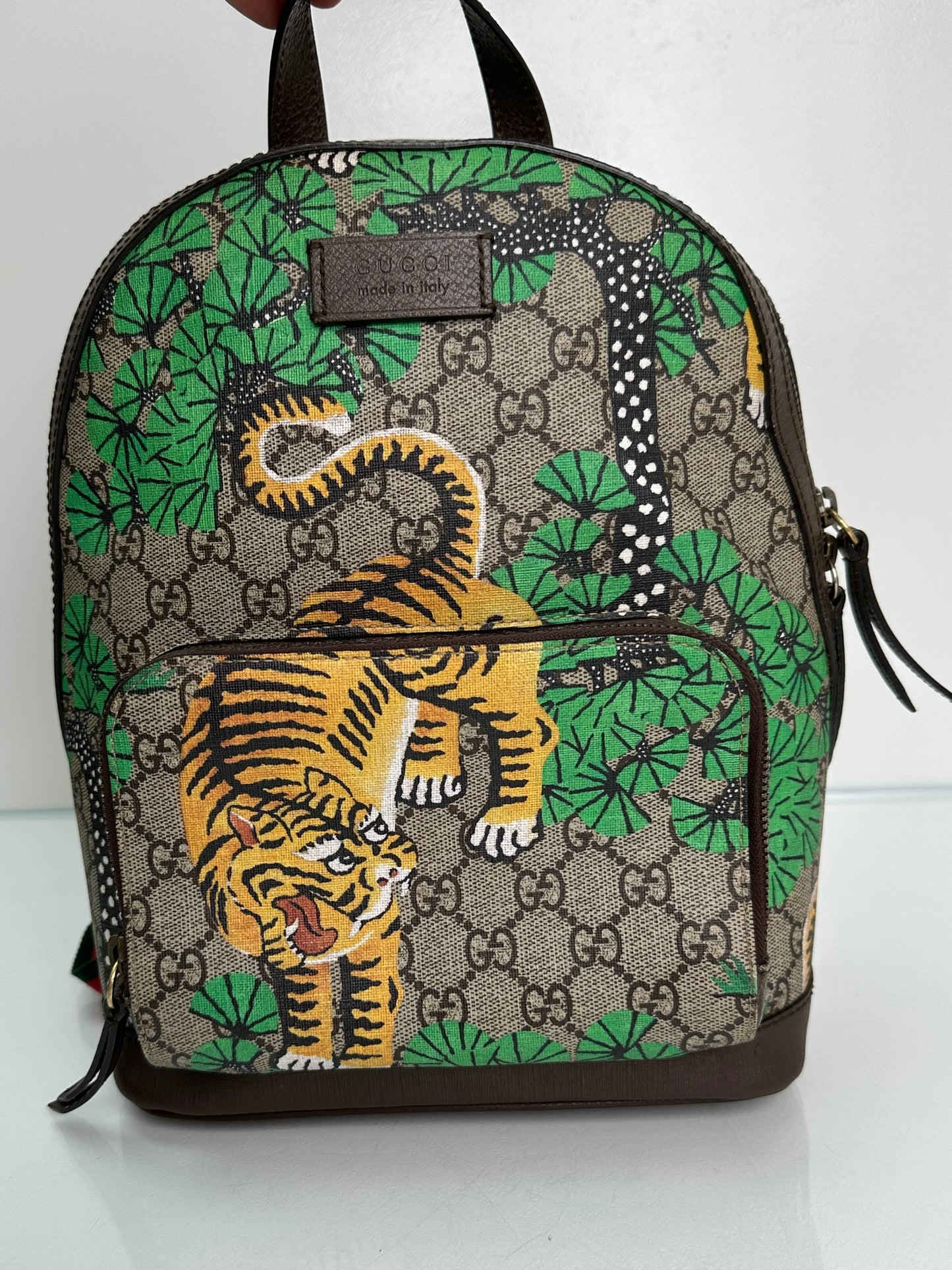 Gucci Supreme GG Bengal Backpack GHW