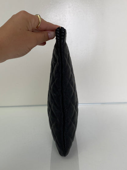 Chanel Black Boy Large O Pouch Bag GHW