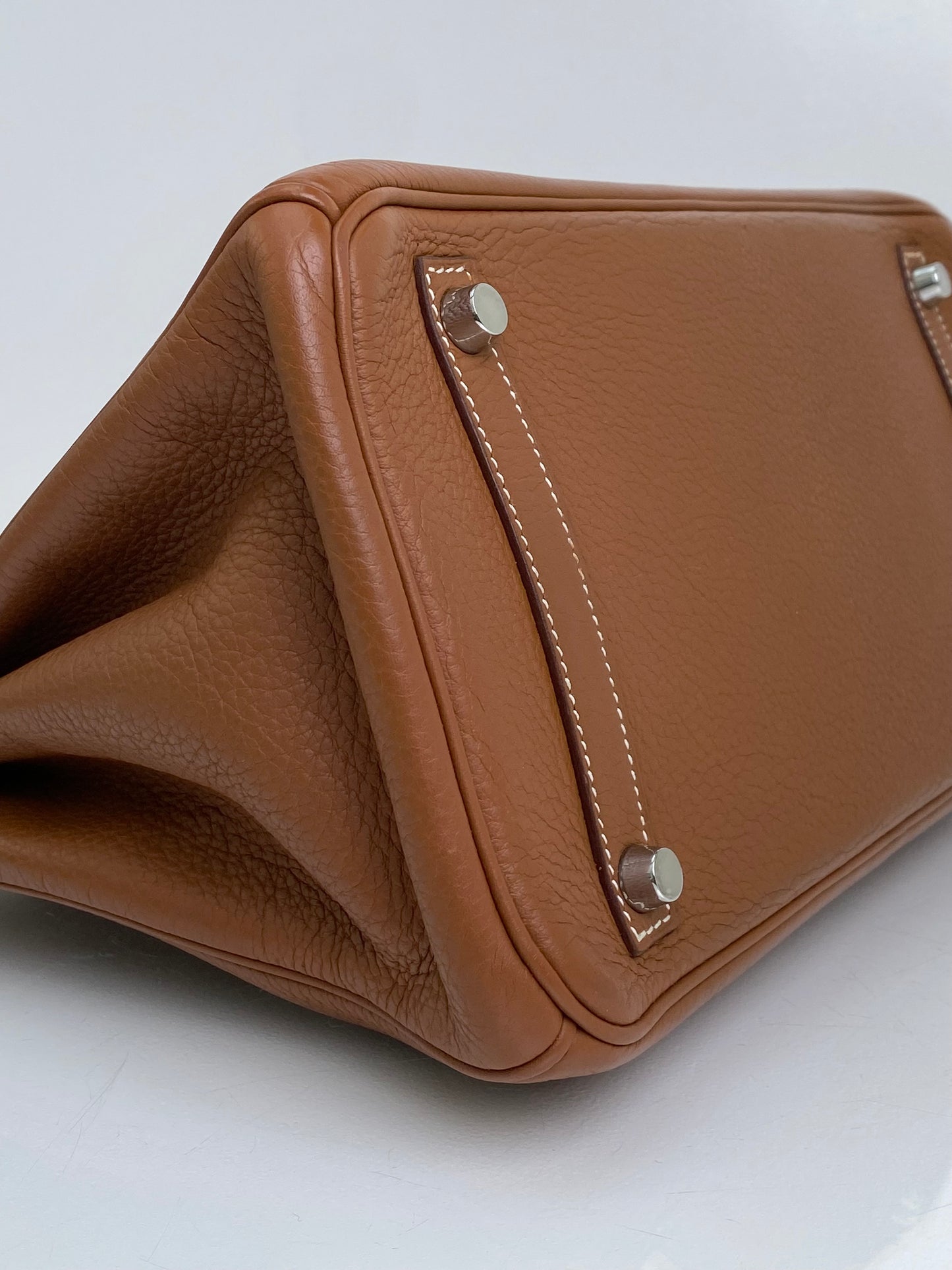 Hermes Birkin 30 Gold Clemence PHW #L
