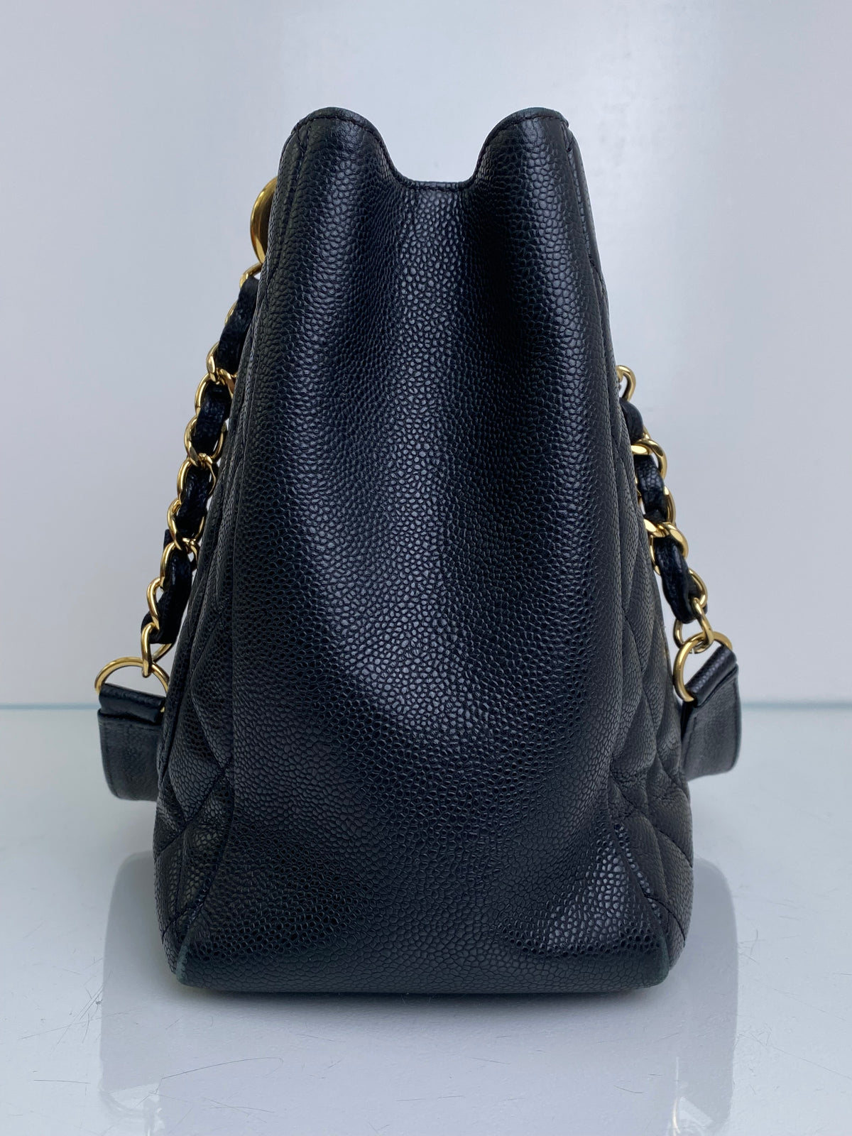 Chanel Black Caviar GST Bag GHW #17