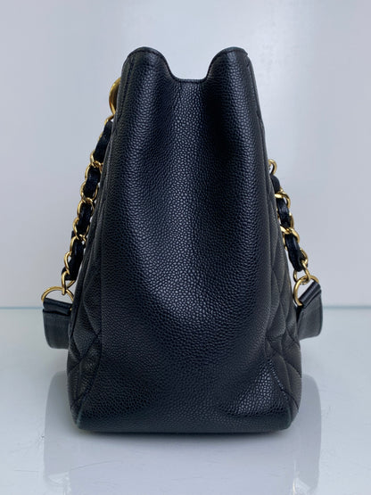 Chanel Black Caviar GST Bag GHW #17