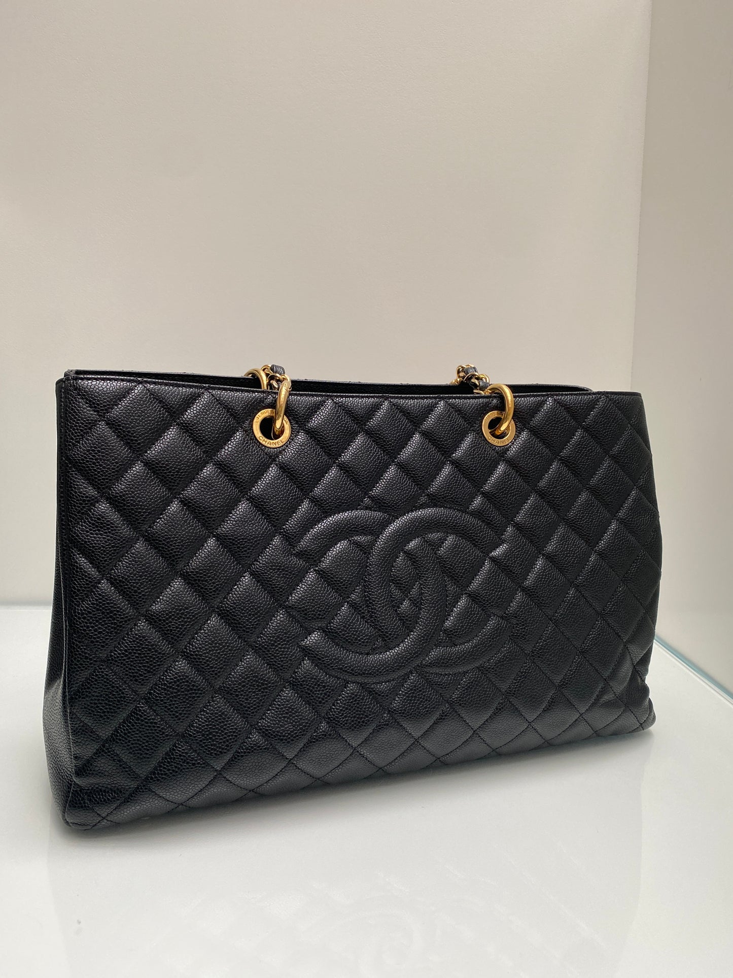 Chanel GST XL Black Caviar GHW #18