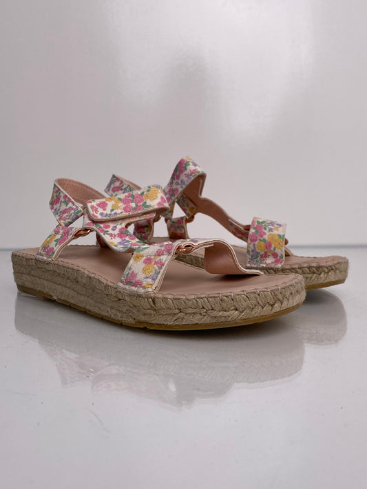 LoveShackFancy Floral Espadrille Sandals, 41